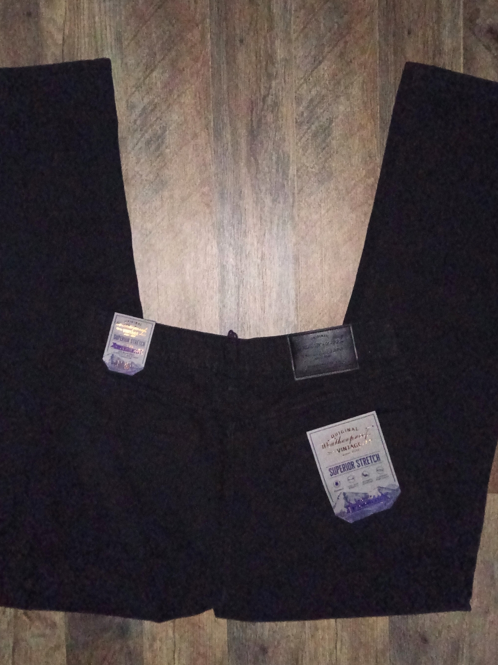Weatherproof  Vintage Men's Black Stretch Slim Straight Jeans 32 - Picture 2 of 8